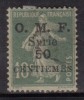 O.M.F. OPt., Syria Used 1922, 50c On 10c Green - Gebraucht