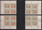 Canada 1958 Mint No Hinge (see Desc), Corners Plate #1 Sc# 381 - Neufs