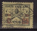 Vatican Used 1931, Surcharge 25con 30c Black On Yellow - Usados