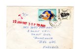 64324)lettera Cipro Con 2 Valori + Annullo - Used Stamps