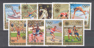 Burundi COB 506/10+airmail 245/48 Olympic Games Munchen Used - Oblitérés