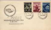 FDC PRAHA 1951, Checoslovaquia, - FDC