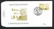 BELGIE  FDC  150 JAAR  " ARMONAQUE  DE MONS  "  1996 - 1991-2000