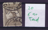 Australia OS Perfo 20 Irregular Perfo 2 Shilling - Service