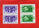 NOUVELLES HEBRIDES 1956 CINQUANTENAIRE DU CONDOMINIUM LOT DE 4 TIMBRES - Sonstige & Ohne Zuordnung