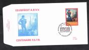 BELGIE   FDC  EEUWFEEST  VAN HET ABVV  100 JAAR SOLIDARITEIT   1998 - 1991-2000