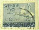 Sweden 1956 Olympic Games Equestrian Events 25ore - Used - Used Stamps