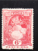 Tonga 1897-1934 Coral Formations 6p Mint - Tonga (...-1970)