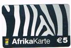 GERMANIA (GERMANY) - IDT    (REMOTE) -  AFRIKA KARTE: ZEBRA  -  USED - RIF. 5896 - GSM, Cartes Prepayées & Recharges