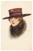 ITALY - ILLUSTRATEURS - «Nanni»- Femme Avec Chapeau (Nº 206-4) Carte Postale - Nanni