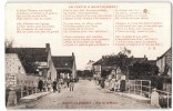 SAINT-CLEMENT RUE DE LA MAIRIE " UN FESTIN A SAINT-CLEMENT " POEME LEGENDE 89 YONNE - Saint Clement