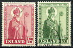 Iceland #269-70 Used Bishop Jon Arason Set From 1950 - Gebruikt