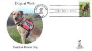 Dogs At Work First Day Cover, From Toad Hall Covers, #2 - 2011-...