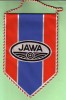 CZECH REPUBLIC - Flag, Racing - Motorsport, Motorbike, Jawa Motors, Year Cca 1970 - Habillement, Souvenirs & Autres