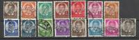 YUGOSLAVIA 1935 - KING PETER II - LOT OF 15 DIFFERENT - USED OBLITERE GESTEMPELT USADO - Usados