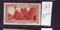 FRANCE. TIMBRE. VIGNETTE. COLONIE FRANCAISE. BELLE FRANCE....TCHAD. MAISON KIRDI MASSA - Turismo (Viñetas)