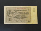 1937 - Billet 1 Rentenmark - E 93029162 - Allemagne - Germany - Deutschland - 1 Rentenmark