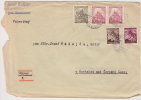 1944 Bohemia & Moravia Registered Letter, Cover. (D03083) - Lettres & Documents