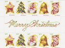 Australia  2009 Merry Christmas   Gutter Strip MNH - Feuilles, Planches  Et Multiples