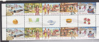 Australia  2010 Long Weekend   Gutter Strip MNH - Feuilles, Planches  Et Multiples