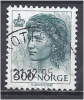 NORWAY 1992 Queen Sonja - 3k Green, Deep Green And Turquoise FU - Usados