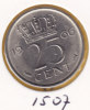 @Y@  Nederland  25 Cent Juliana  1966  Unc    (1507) - 1948-1980 : Juliana