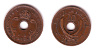 East Africa 10 Cents 1922 - Britische Kolonie