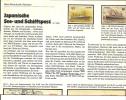 Japanische See- Und Schiffspost Von Den Anfängen Bis 1984 Mit Zahlreichen Abbildungen, 2 DIN A 4 Doppelseiten - Zeepost & Postgeschiedenis