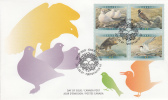 Canada FDC Scott #1889a Block Of 4 47c Birds: Golden Eagle, Arctic Tern, Rock Ptarmigan, Lapland Longspur - 2001-2010