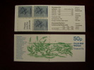 GB BOOKLETS 1986 FOLDED 50p POND LIFE MINT - Booklets