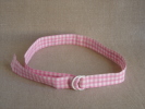 Ceinture De Coton Vichy Rose, Année 50-60. Voir Photos. - Ceintures & Boucles