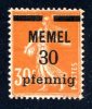 MEMEL / 1920/ MI 21/ MNH ** - Nuovi