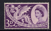 GB 1958 QE2  3d COMMONWEALTH GAMES LILAC MM STAMP SG 567.. ( B682 ) - Nuovi