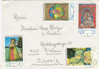 DDR  Brief 2405, W Zd 409, 2418-21 MiF, Stempel: Dresden 228679, Bedarfsbrief In Die Schweiz - Zusammendrucke