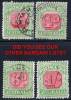 AUSTRALIA 1909/23 POSTAGE DUES  SC#J42-45 VF USED CV$ 50 (DEL01) - Port Dû (Taxe)