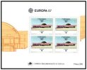 Portugal 1987 Azores Açores Europa CEPT  Buildings Modern Architecture Souvenir Sheet Bloque Bloc Bloco Nº 89 MNH - 1987