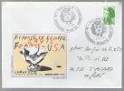 Lettre Illustrée Finale Coupe Davis France USA 11-1982 CAD Grenoble 3-04-1984 / TP 2222 Roulette Seul Liberté - Tennis - Rollen