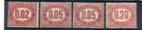 ITALIA REGNO SERVIZIO N° 1-2-3 MLH + N° 2 MNH - Paketmarken