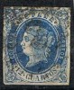Sello 2 Cuartos Isabel II 1862, Edifil Num 57 B º - Used Stamps