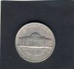 MONNAIE - ETATS-UNIS - FIVE CENTS - JEFFERSON  1953 - 1938-…: Jefferson