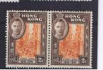 RB 846 - Hong Kong 1941 - 2c Pair Lightly Mounted Mint Stamps - SG 163 - Ongebruikt
