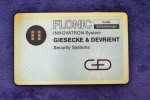 FRANCE - Flonic Schlumberger - G&D - Demo - Fascimile Chip / Specimen - 1981 - VERY RARE - Télécartes Holographiques