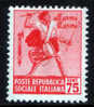 ITALIA REPUBBLICA SOCIALE - Sassone # 508 - (**) - Mint/hinged