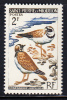 St Pierre Et Miquelon 1963 MNH Sc 364 2fr Ringed Plovers - Neufs