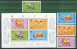 Hong Kong 1995 ** BF34 Y Serie Año Lunar Chino Del Buey - Chines. Neujahr