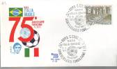Ge103 Marcofilia Watermarks 75o Anniversario Fondazione Figc Incontro Italia Brasile  1973 - Copa Africana De Naciones