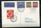 Germany/Bohemia & Moravia/Czechoslovakia 1939 Post Card Mixed Frankage CV80 Euro - Covers & Documents