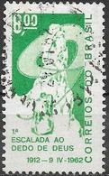 BRAZIL 1962 50th Anniv Of 1st Ascent Of "Finger Of God" Mountain  - 8cr Pinnacle, Rope & Haversack FU - Used Stamps