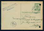 PS9066 / 1941 Pazardzhik Pasardschik Pazardjik To SOFIA POSTMAN 36/II Stationery Ganzsachen Bulgaria Bulgarie Bulgarien - Covers & Documents