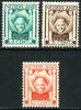Netherlands B6-8 Mint Hinged Semi-Postal Set From 1924 - Unused Stamps